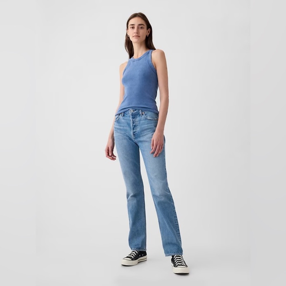 NWT GAP High Rise 90’s Straight Jeans
